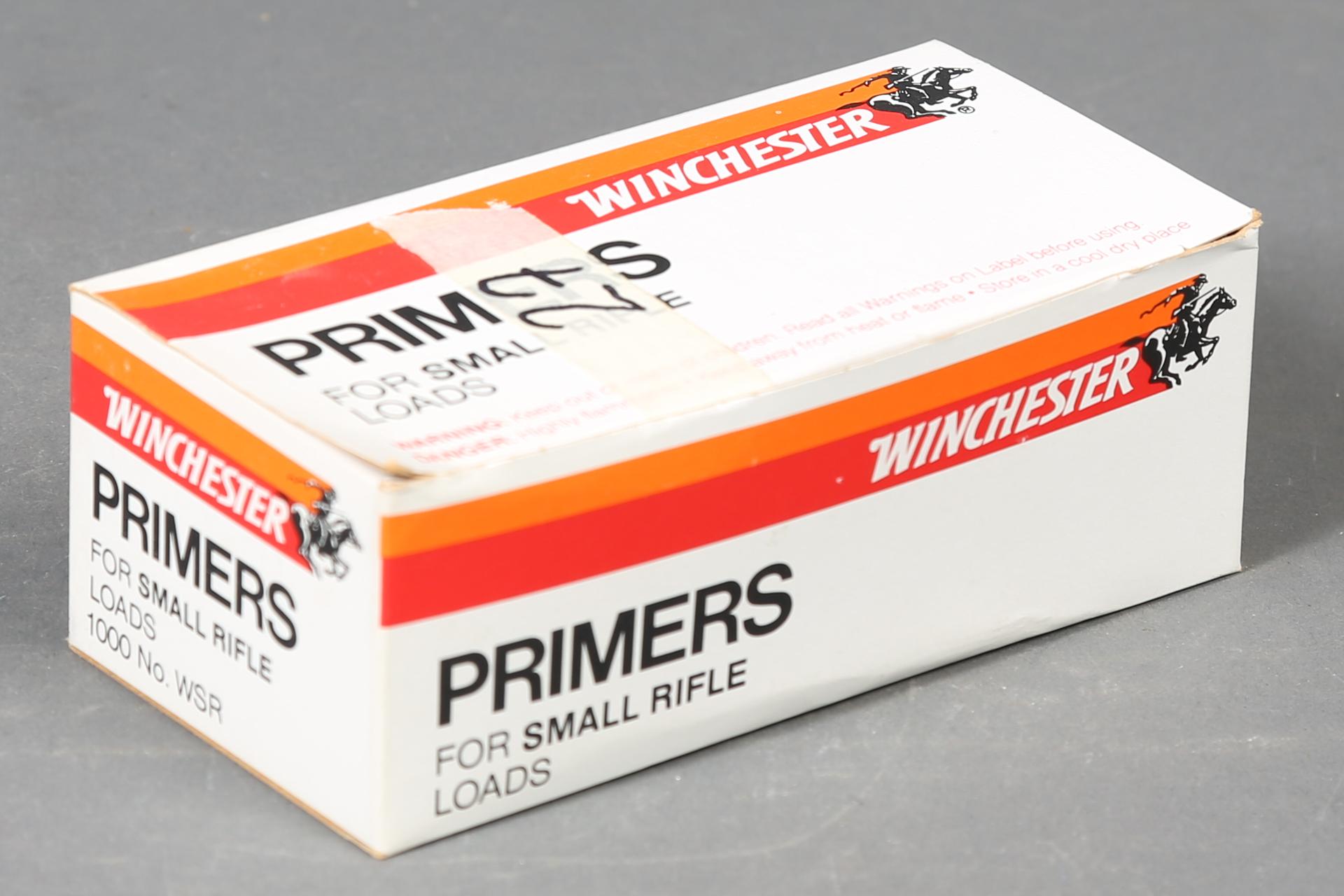 Brick of Winchester small rifle primers