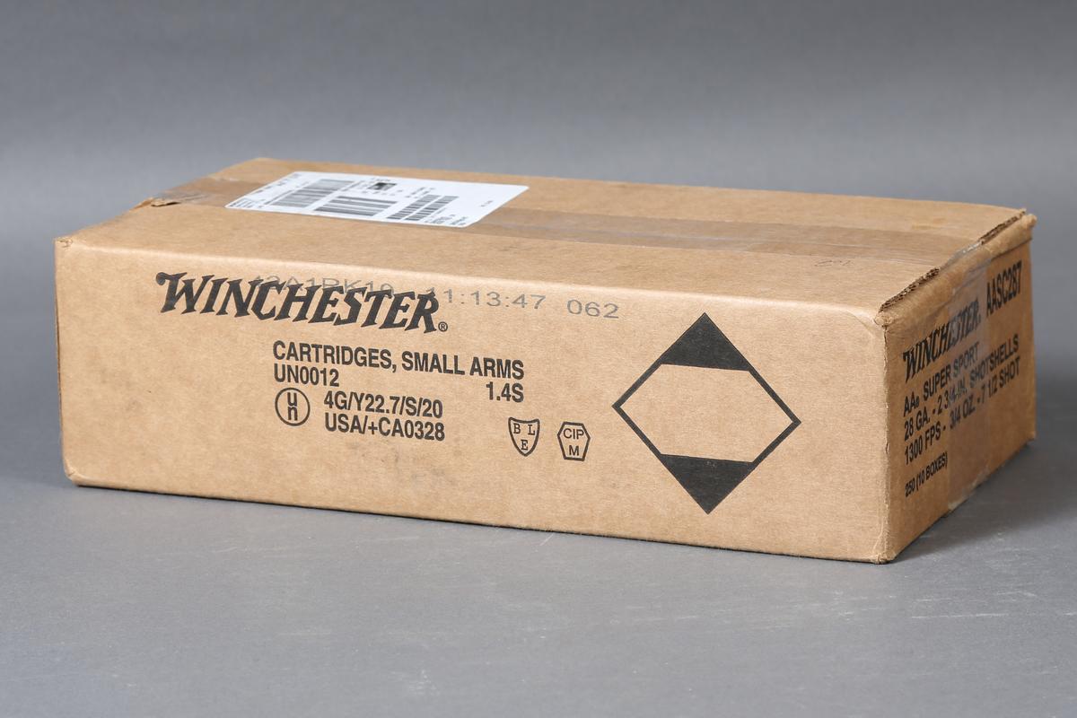 1 Case Winchester 28ga Ammo
