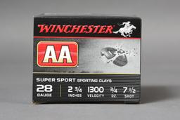 1 Case Winchester 28ga Ammo
