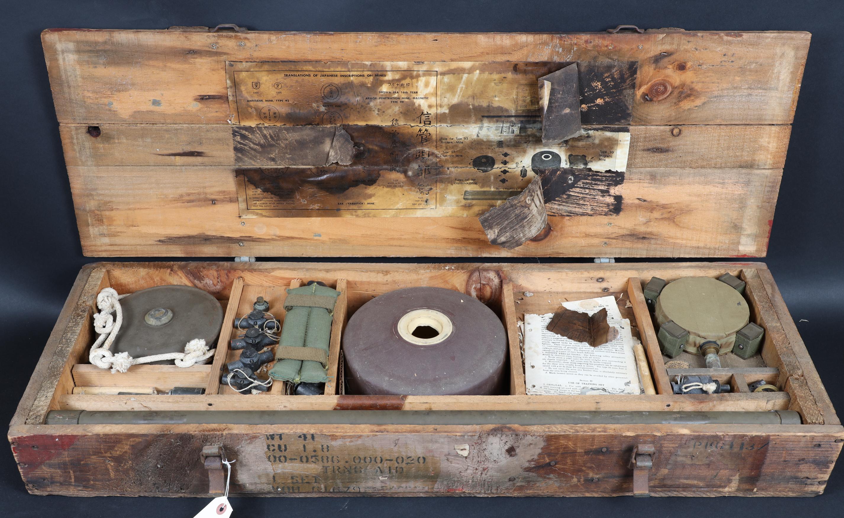 Japanese Mine/Grenade Training Set