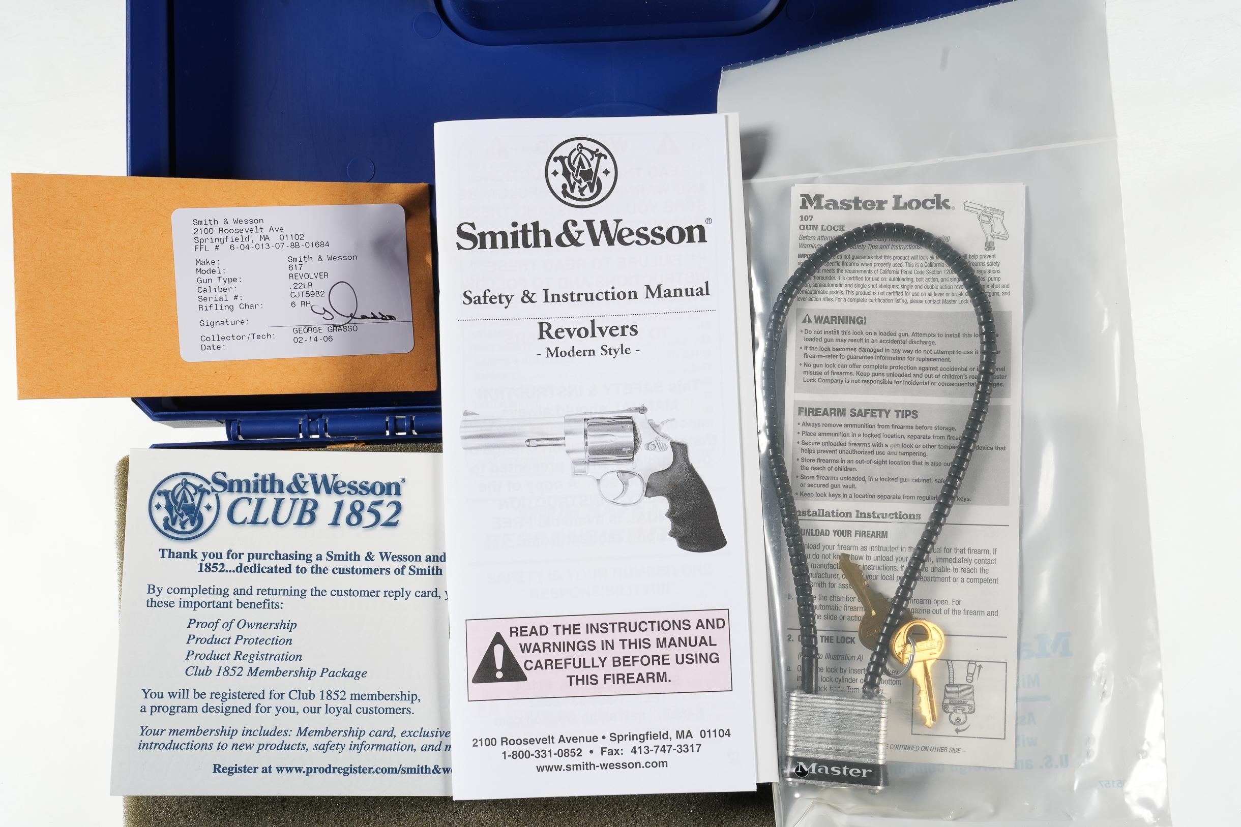 Smith & Wesson 617-6 Revolver .22 lr