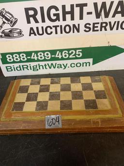 wood checker/chess board