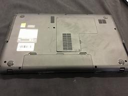 Toshiba L875D laptop, no plug, Hard drive possibly removed