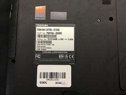 Toshiba L875D laptop, no plug, Hard drive possibly removed
