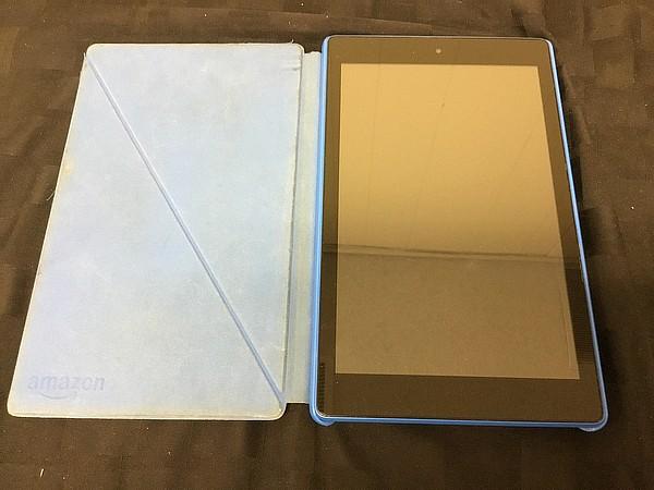 Amazon tablet, locked