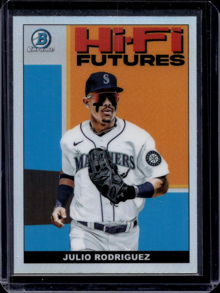 JULIO RODRIGUEZ 2022 BOWMAN CHROME HIFI REFRACTOR ROOKIE