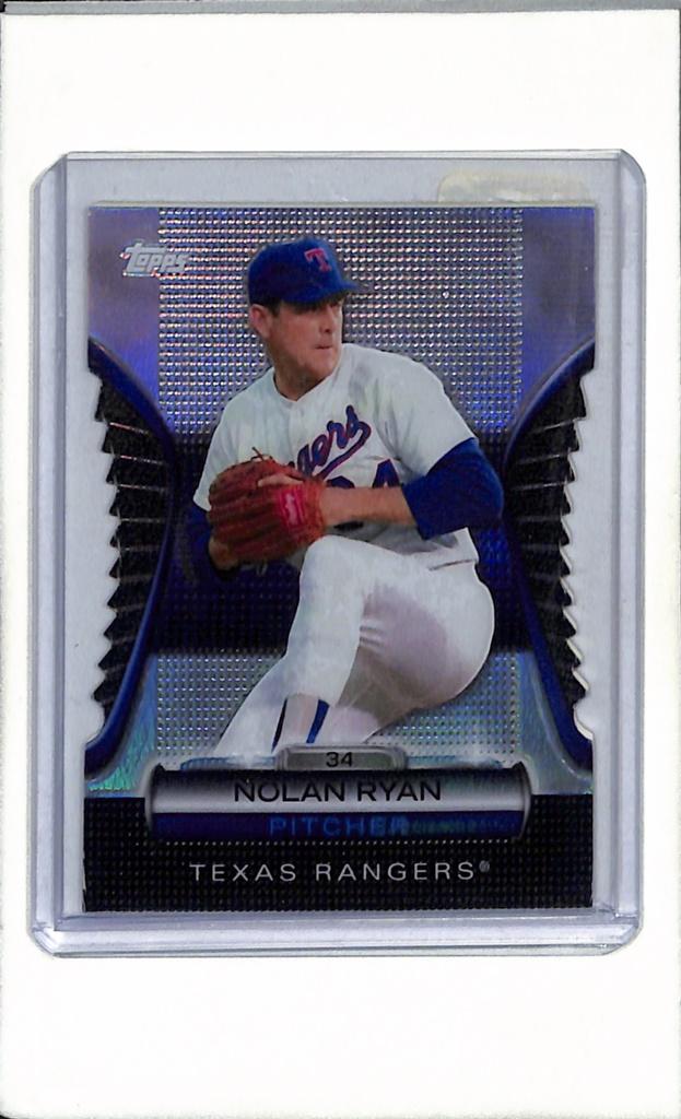 NOLAN RYAN 2012 TOPPS GOLDEN MOMENTS REFRACTOR DIE CUT SP