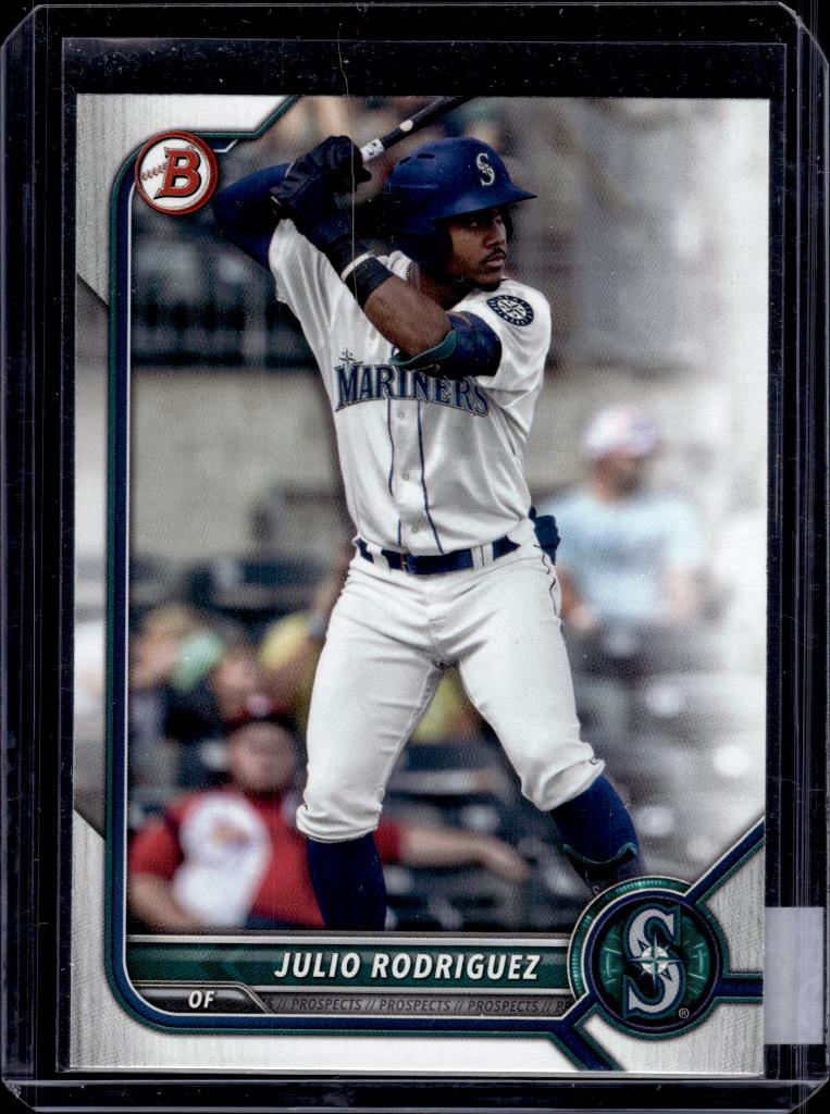 JULIO RODRIGUEZ 2022 BOWMAN PROSPECTS ROOKIE