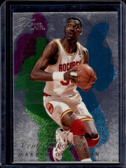 HAKEEM OLAJUWON 1994-95 FLAIR CENTER SPOTLIGHT INSERT