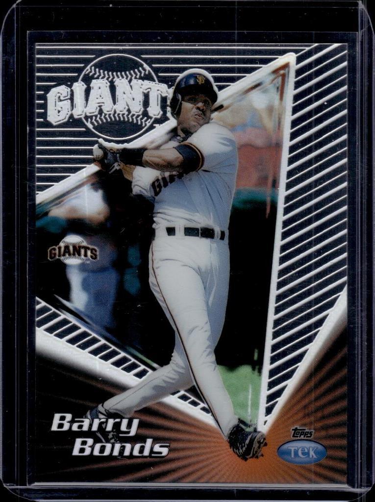 BARRY BONDS 1999 TOPPS TEK GIANTS LOGO PATTERN