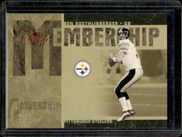 BEN ROETHLISBERGER 2005 DONRUSS CLASSICS MEMBERSHIP INSERT