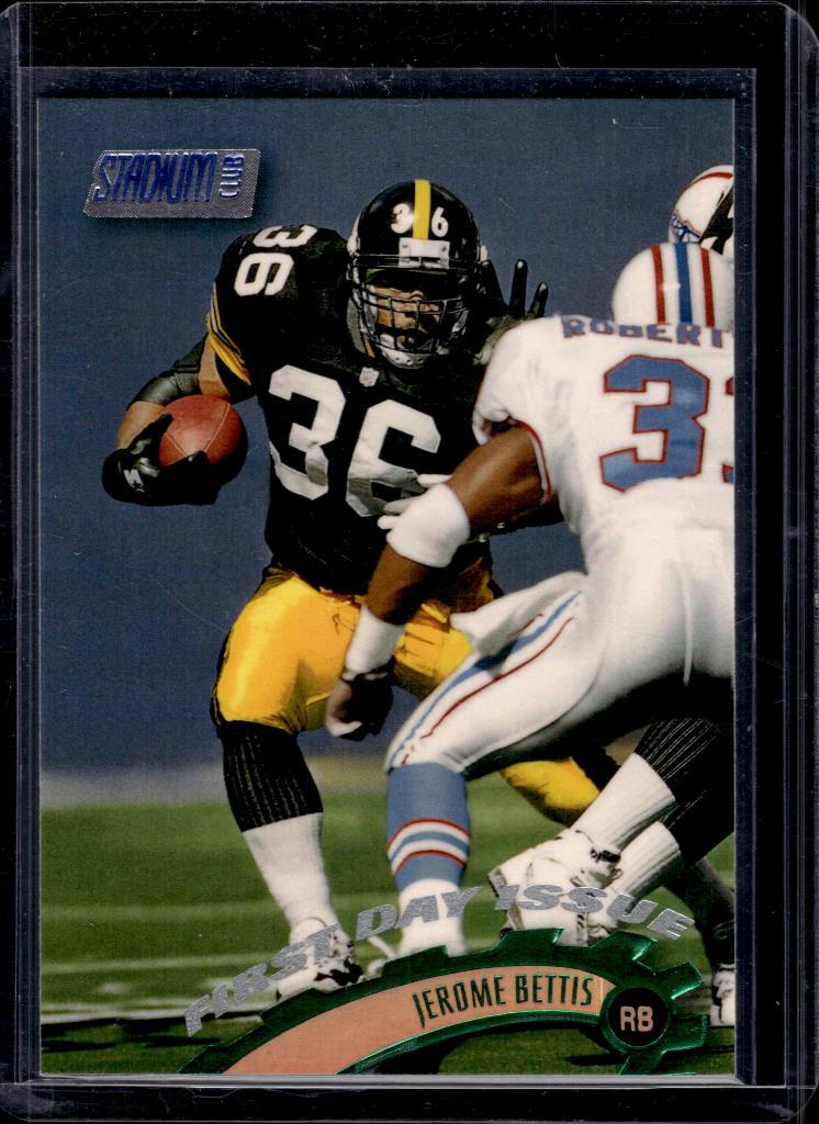 JEROME BETTIS 1997 STADIUM CLUB FIRST DAY ISSUE INSERT