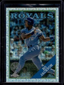 BO JACKSON 2022 TOPPS CHROME 1988 SILVER REFRACTOR