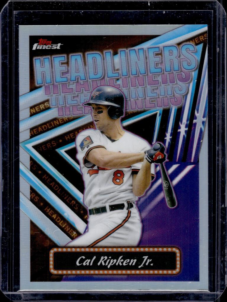 CAL RIPKEN JR 2023 TOPPS FINEST HEADLINERS REFRACTOR