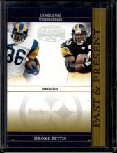 JEROME BETTIS 2005 GRIDIRON GEAR PAST & PRESENT SILVER