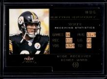 HINES WARD 2003 FLEER FOCUS EXTRA EFFORT BLACK DIE CUT