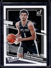 VICTOR WEMBANYAMA 2023-24 DONRUSS THE ROOKIES ROOKIE CARD