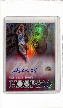 ANDRE MILLER 2020-21 PANINI HOOPS AUTOGRAPH CARD