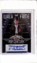 MARGARET O'BRIEN 2023 LEAF POP CENTURY PURPLE AUTOGRAPH CARD