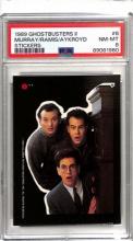 BILL MURRAY HAROLD RAMIS DAN AKROYD 1989 GHOSTBUSTERS II. PSA GRADED