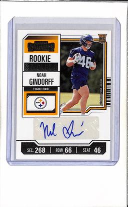 NOAH GINDORFF 2023 PANINI CONTENDERS ROOKIE TICKET AUTOGRAPH ROOKIE