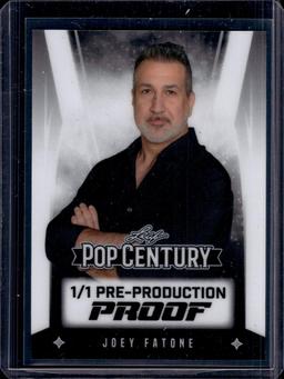JOEY FATONE (N-SYNC) 2025 LEAF POP CENTURY PRE-PRODUCTION PROOF