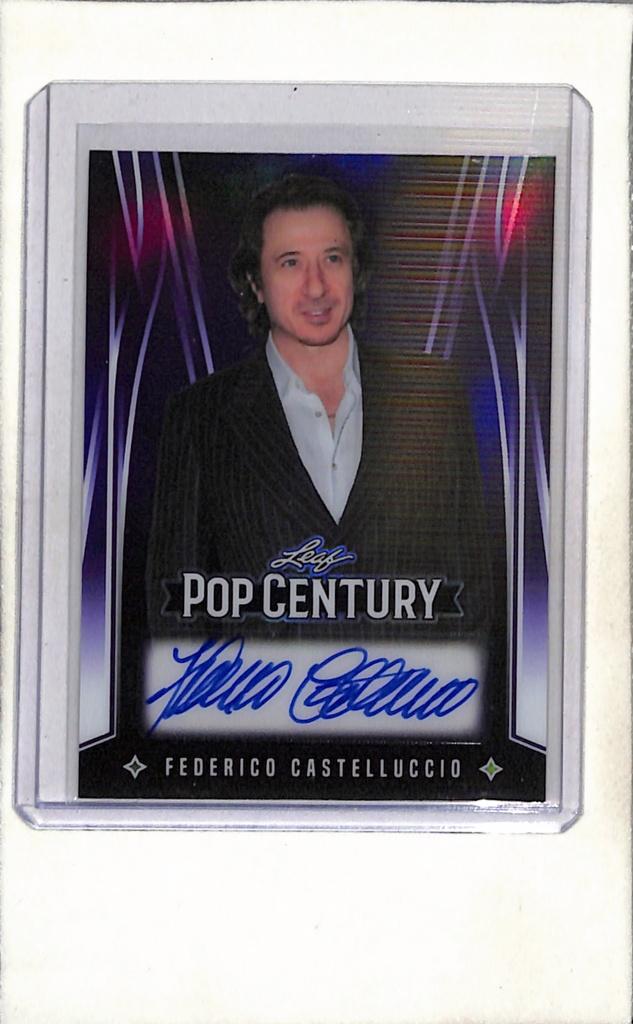 FEDERICO CASTELLUCCIO (SOPRANOS) 2025 LEAF POP CENTURY AUTOGRAPH CARD