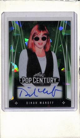 DINAH MANOFF (GREASE, EMPTY NEST) 2025 LEAF POP CENTURY AUTOGRAPH CARD