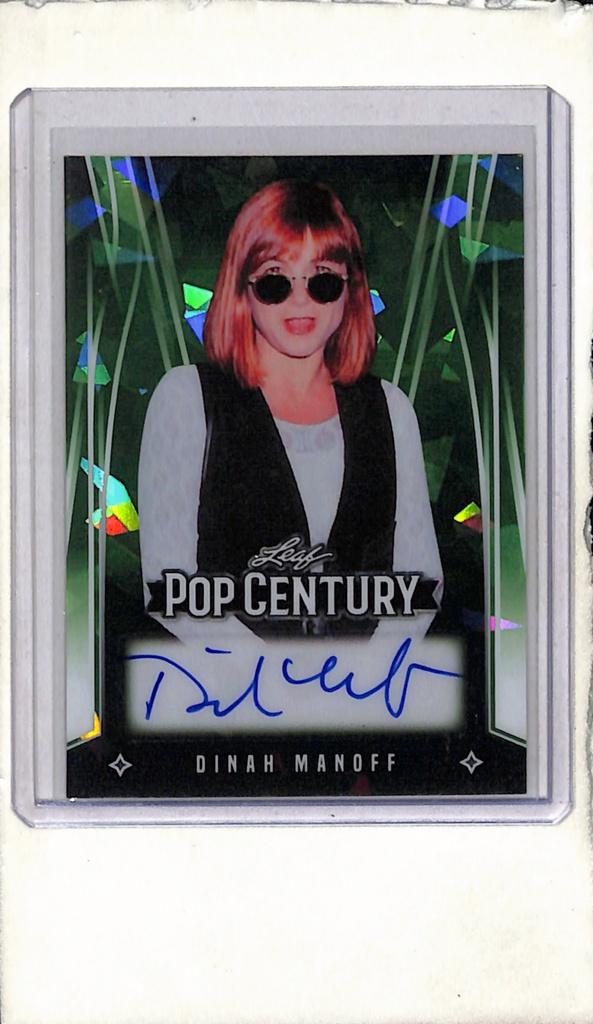 DINAH MANOFF (GREASE, EMPTY NEST) 2025 LEAF POP CENTURY AUTOGRAPH CARD
