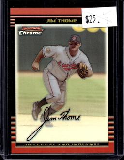 JIM THOMAS 2002 BOWMAN CHROME REFRACTOR