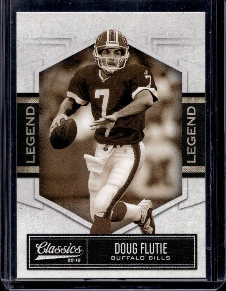 DOUG FLUTIE 2010 PANINI CLASSICS LEGENDS SILVER