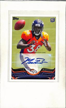 MONTEE BALL 2013 TOPPS AUTOGRAPH ROOKIE CARD