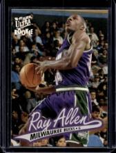RAY ALLEN 1996-97 FLEER ULTRA ROOKIE CARD
