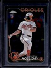 JACKSON HOLLIDAY 2024 TOPPS CHROME ROOKIE CARD