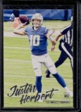 JUSTIN HERBERT 2020 PANINI LUMINANCE ROOKIE CARD