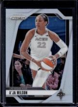 A'JA WILSON 2024 PANINI PRIZM WNBA SILVER PRIZM
