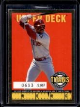 JUAN GONZALEZ 1998 UPPER DECK TAPE MEASURE TITANS GOLD INSERT