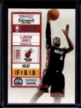 LEBRON JAMES 2010-11 PANINI CONTENDERS #93