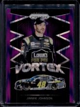 JIMMIE JOHNSON 2018 PANINI PRIZM VORTEX PURPLE FLASH PRIZM