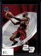 LEBRON JAMES 2004-05 FLEER EX #53. SECOND YEAR