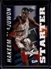 HAKEEM OLAJUWON 1997-98 FLEER ULTRA STARTER ULTRABILITIES INSERT
