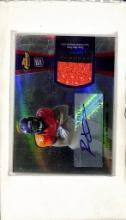 RONNIE HILLMAN 2012 TOPPS FINEST REFRACTOR JERSEY PATCH AUTOGRAPH ROOKIE CARD