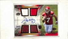 AARON MURRAY 2014 TOPPS PRIME QUAD JERSEY BALL AUTOGRAPH ROOKIE CARD