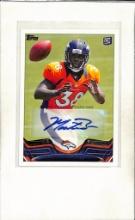 MONTEE BALL 2013 TOPPS AUTOGRAPH ROOKIE CARD