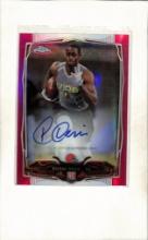 PIERRE DESIR 2014 TOPPS CHROME PINK REFRACTOR AUTOGRAPH ROOKIE CARD