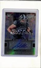 JACK ALLEN 2016 PANINI PRIZM DRAFT SILVER PRIZM AUTOGRAPH ROOKIE CARD