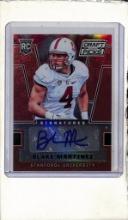 BLAKE MARTINEZ 2016 PANINI PRIZM DRAFT RED PRIZM AUTOGRAPH ROOKIE CARD