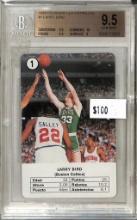 LARRY BIRD 1988 FOURNIER NBA ESTRELLAS #1. BECKETT GRADED