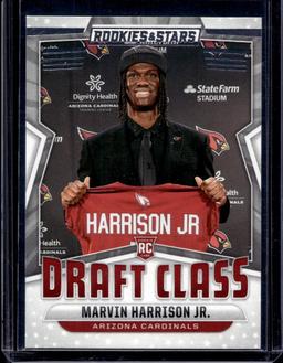 MARVIN HARRISON JR 2024 PANINI ROOKIES & STARS DRAFT CLASS ROOKIE CARD
