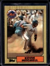 KEVIN MITCHELL 1987 TOPPS TIFFANY ROOKIE CARD